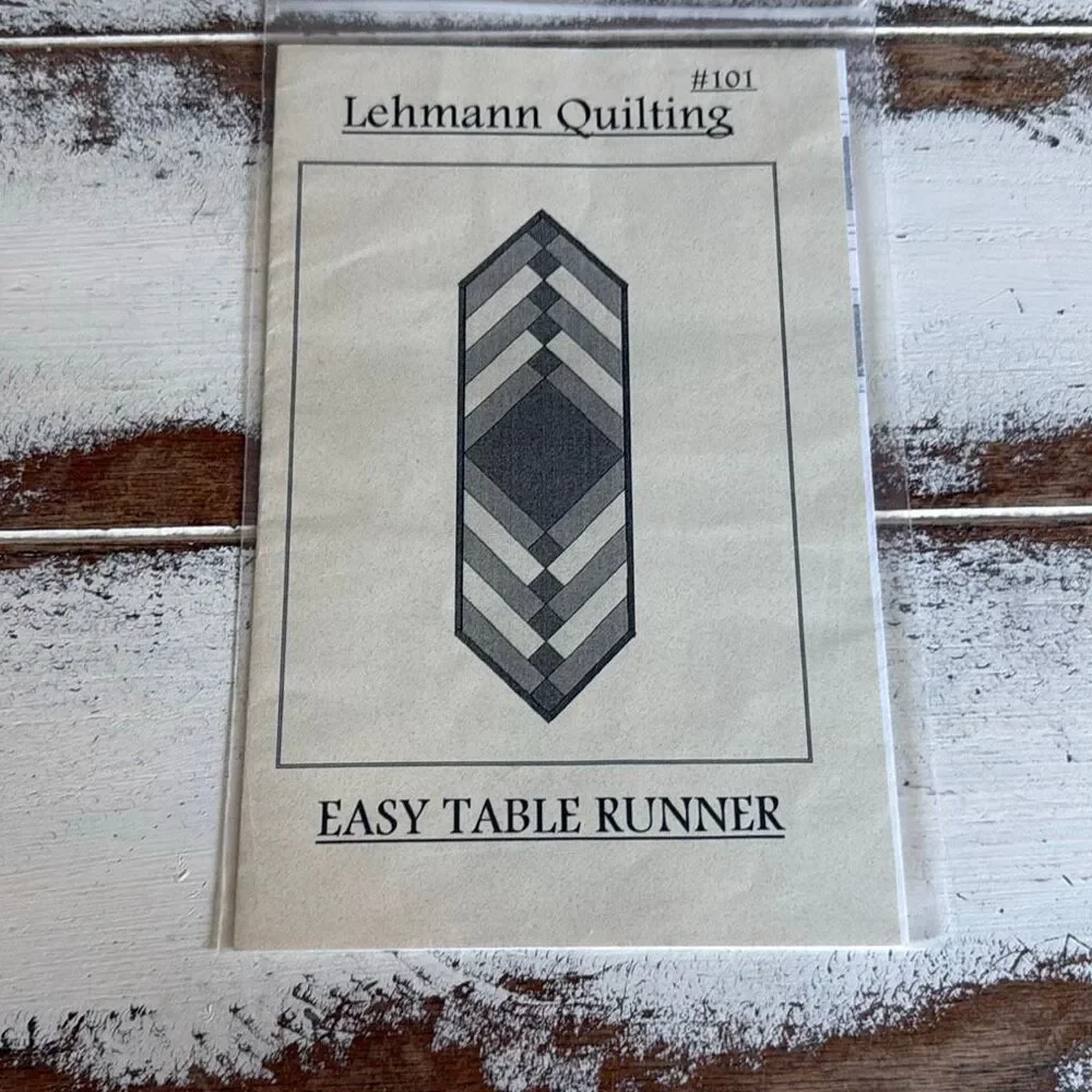 Pattern Lehmann quilting, table runner